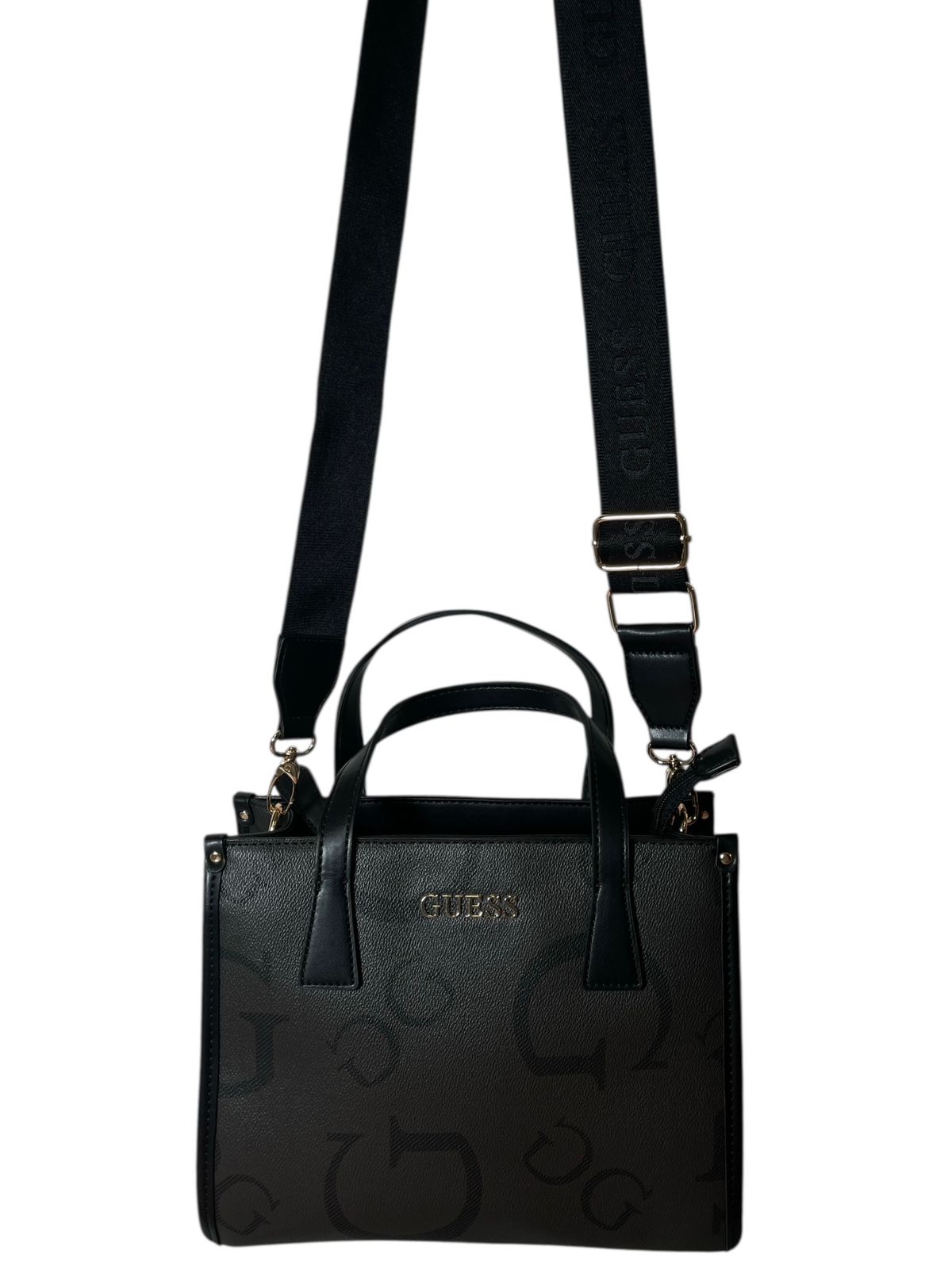 BOLSO GUESS NEGRO – ELEGANCIA URBANA Y VERSATILIDAD