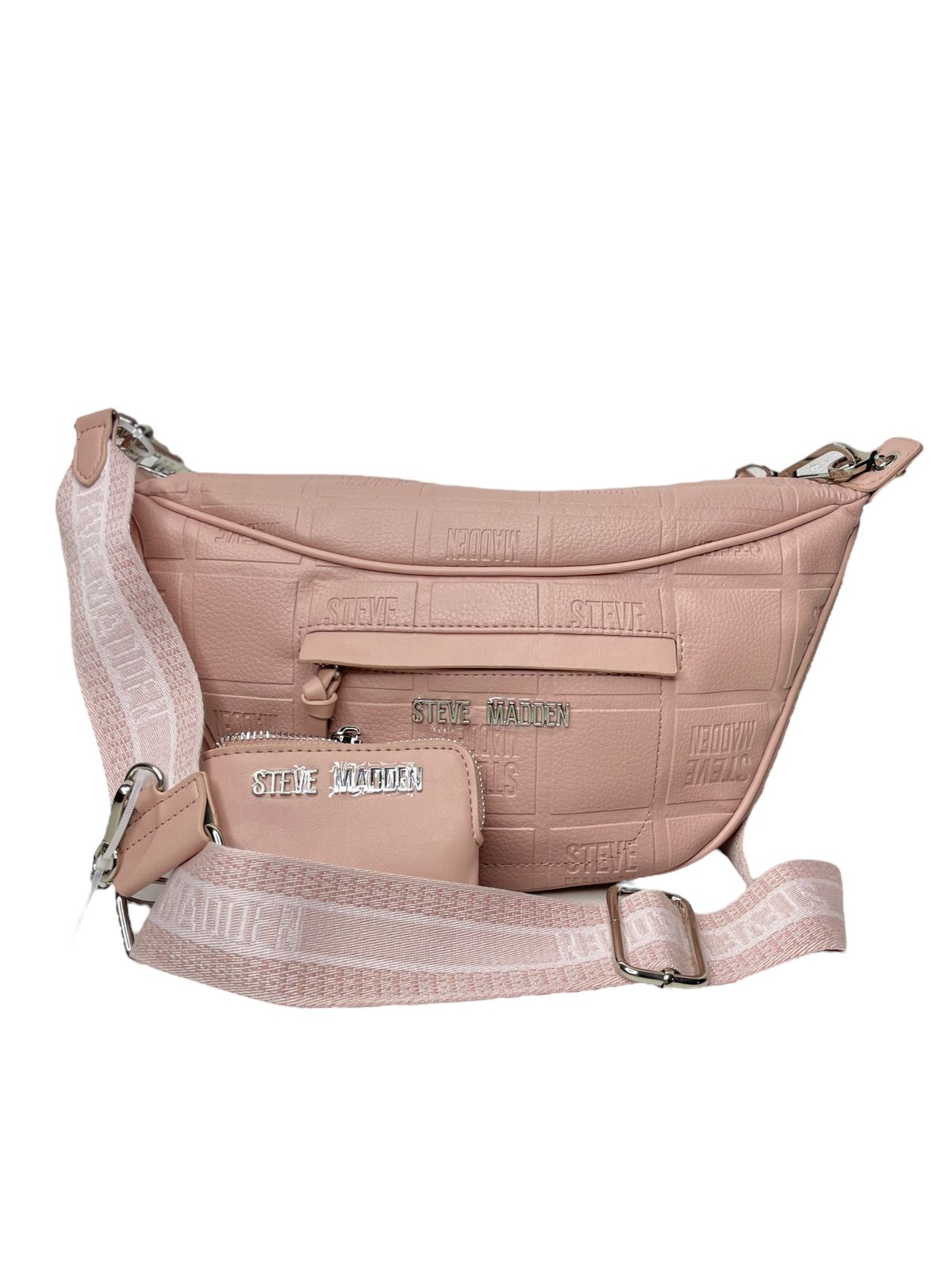 BOLSO BANDOLERA STEVE MADDEN - ROSA