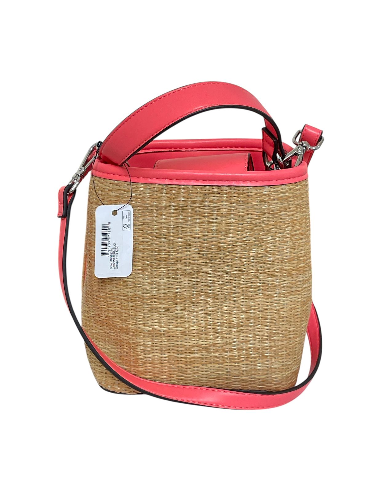 BOLSO GUESS NATURAL & CORAL | VERANO CHIC