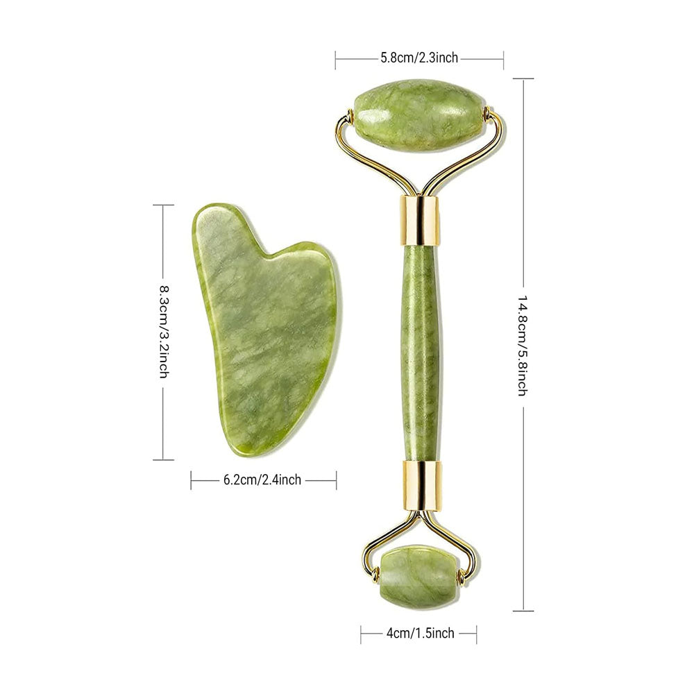 Set de Rodillo y guasha de jade