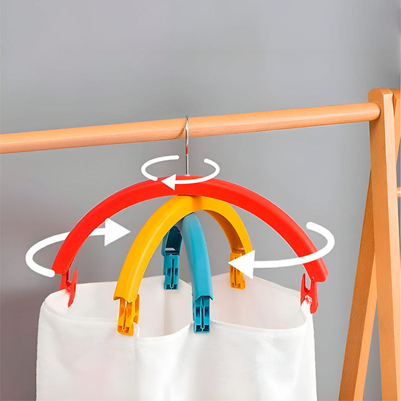 Set de 3 ganchos arcoíris