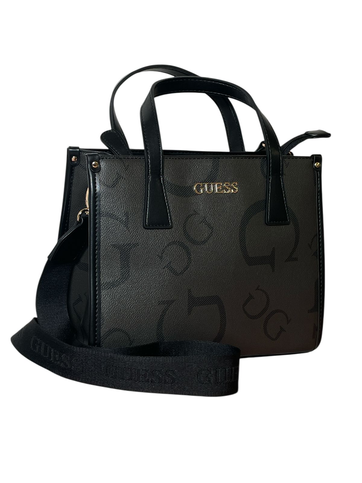 BOLSO GUESS NEGRO – ELEGANCIA URBANA Y VERSATILIDAD
