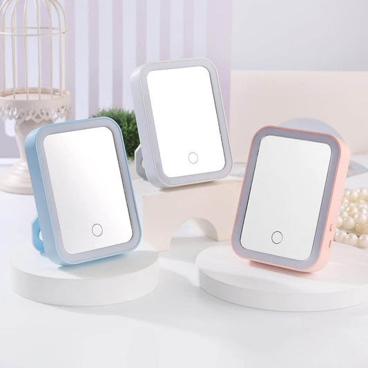 Espejo con Luz con Bolsillo