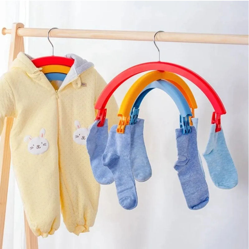 Set de 3 ganchos arcoíris