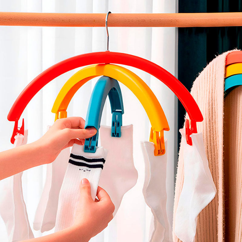 Set de 3 ganchos arcoíris