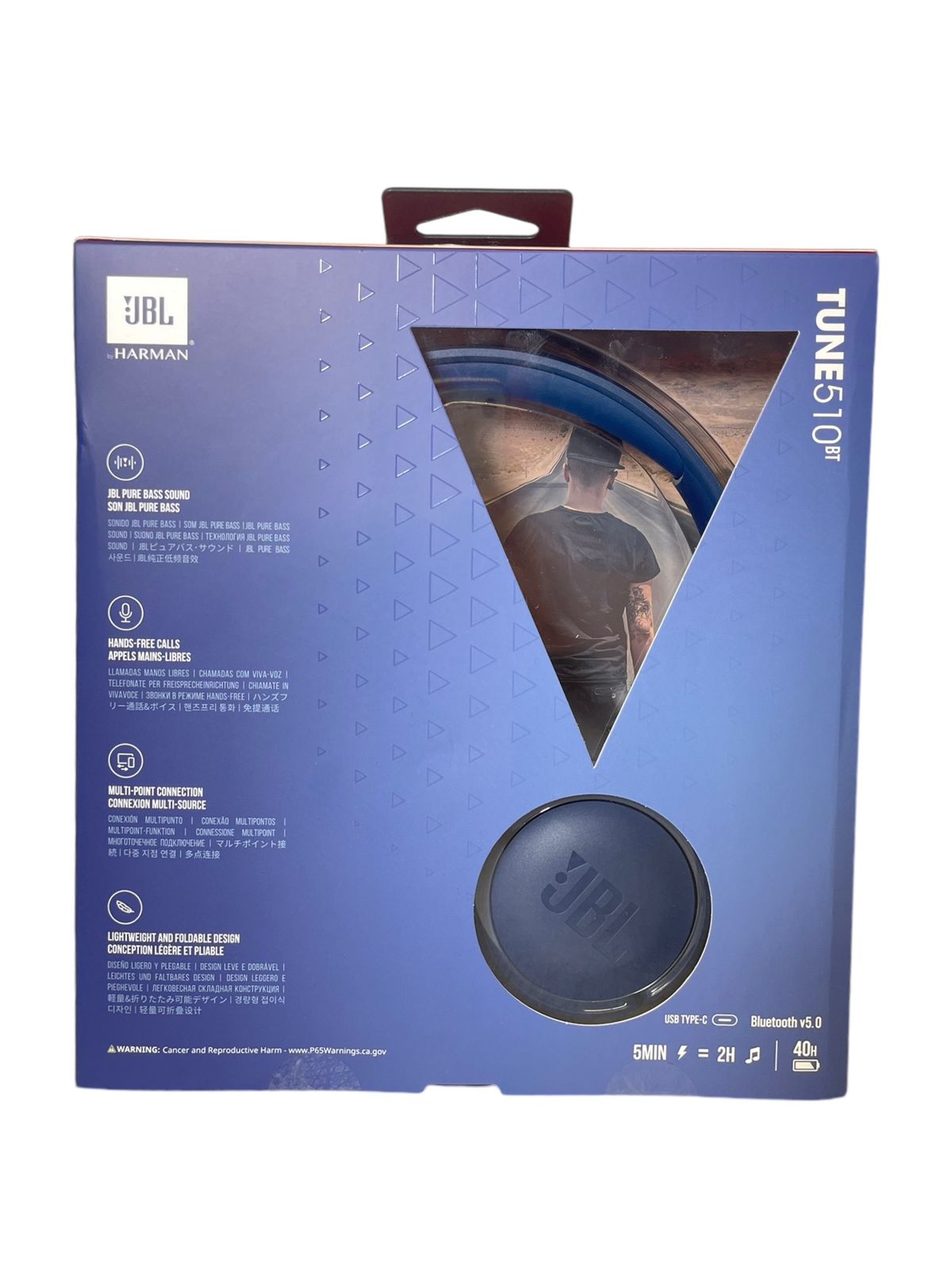 AUDIFONOS INALAMBRICOS JBL - AZULES