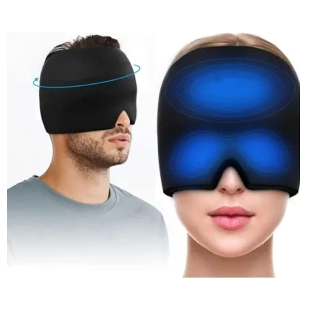 Gorro de compresión frio caliente para aliviar migrañas