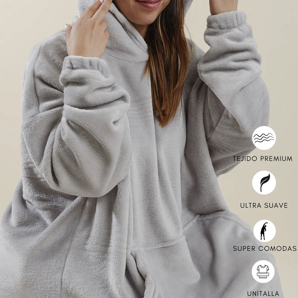 SET DE 2 SUÉTER COBIJA MAXISUDADERA PAREJA