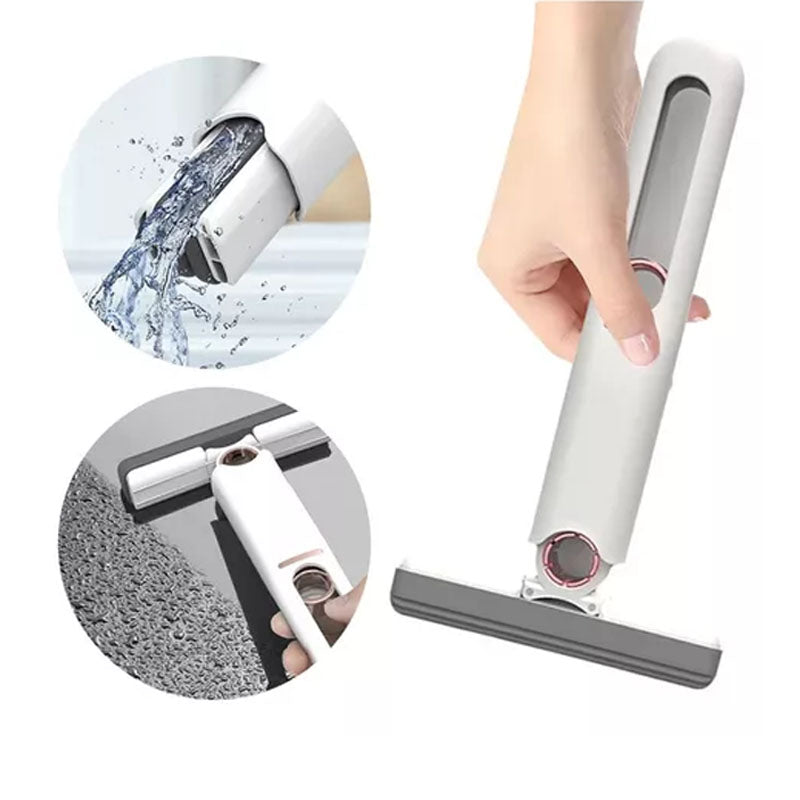 Set de 2 Limpiador de vidrios con jalador y esponja MINI MOP