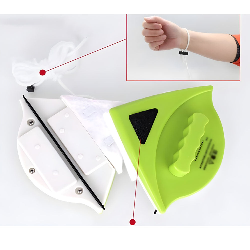 Limpiador para vidrios magnetico ambos lados