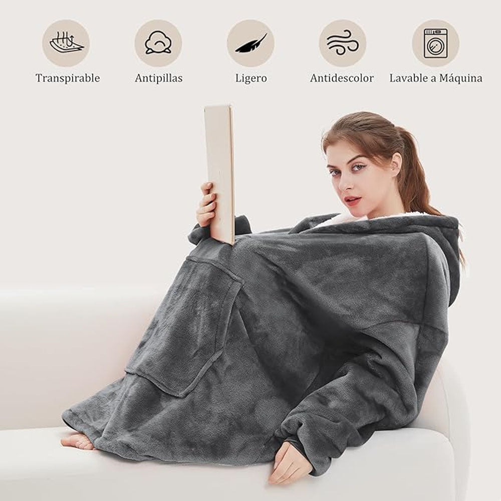 SET DE 2 SUÉTER COBIJA MAXISUDADERA PAREJA